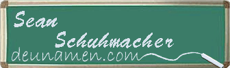 Sean Schuhmacher Visitenkarte